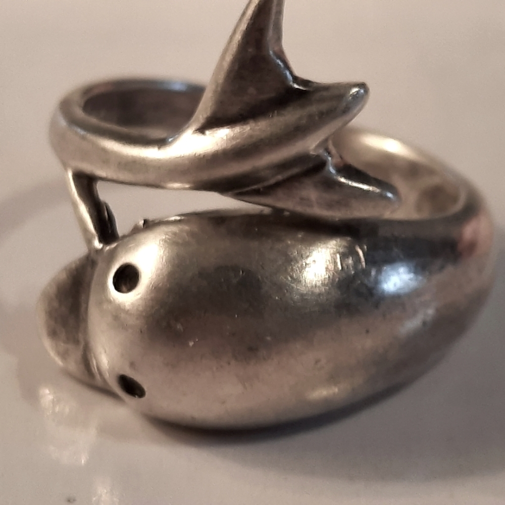 Sterling Silver dolphin Ring